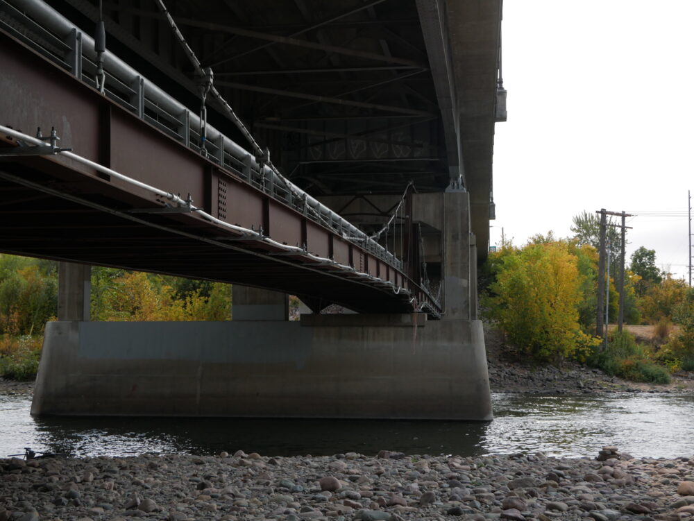 Madison Street Pedestrian Bridge from below