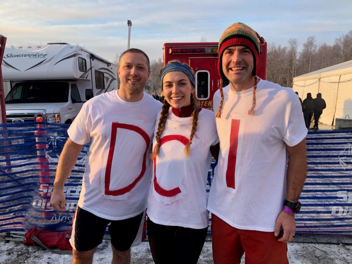 Anchorage Polar Plunge Olivia Jeff Jeremy