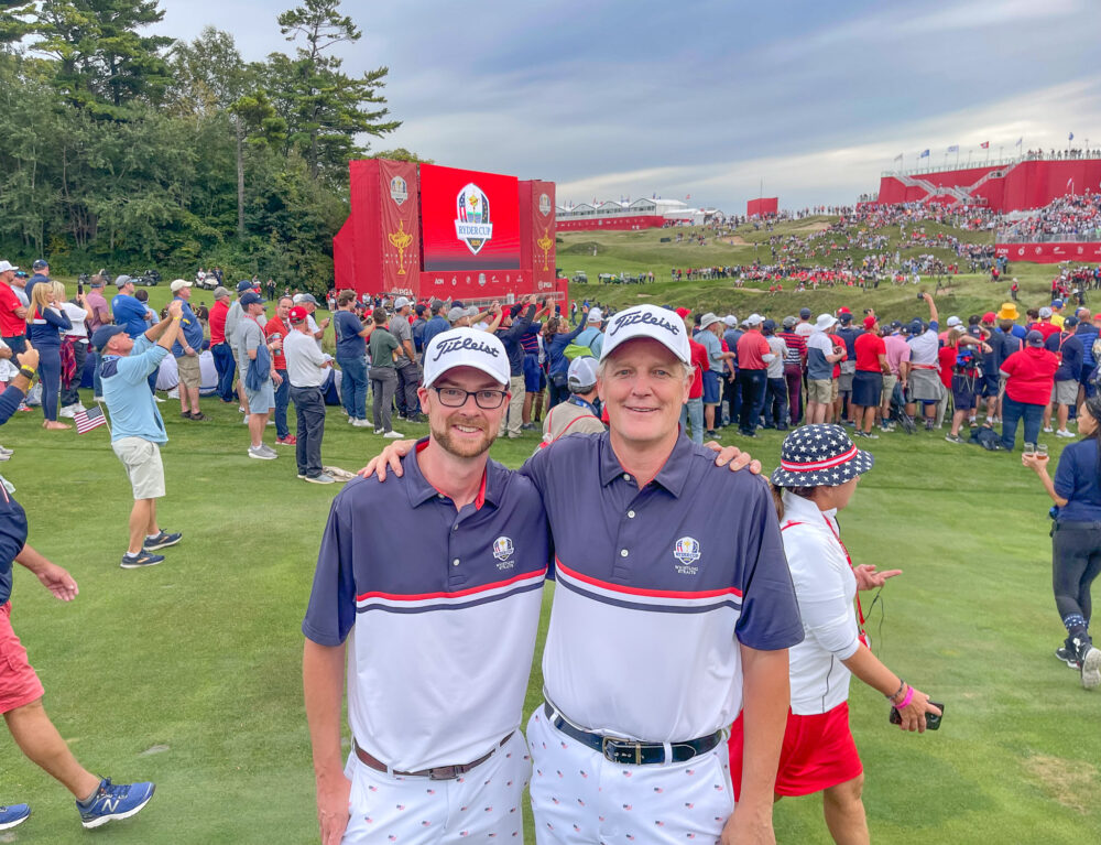 Roger and Evan 2021 Ryder Cup Golf Tournament 2