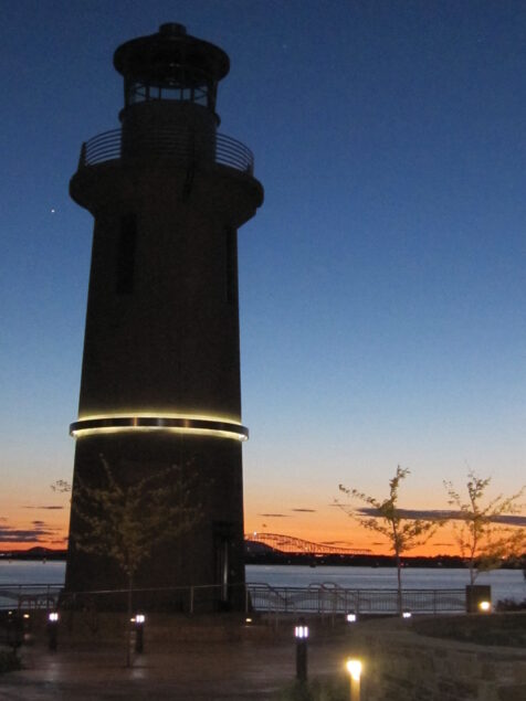 The Clover Island Lighthouse