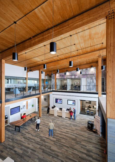 First United Bank Sherman Mass Timber Office