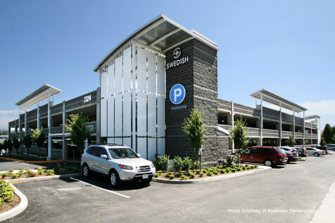 Providence Swedish parking Garage - Photo by Andersen Construction