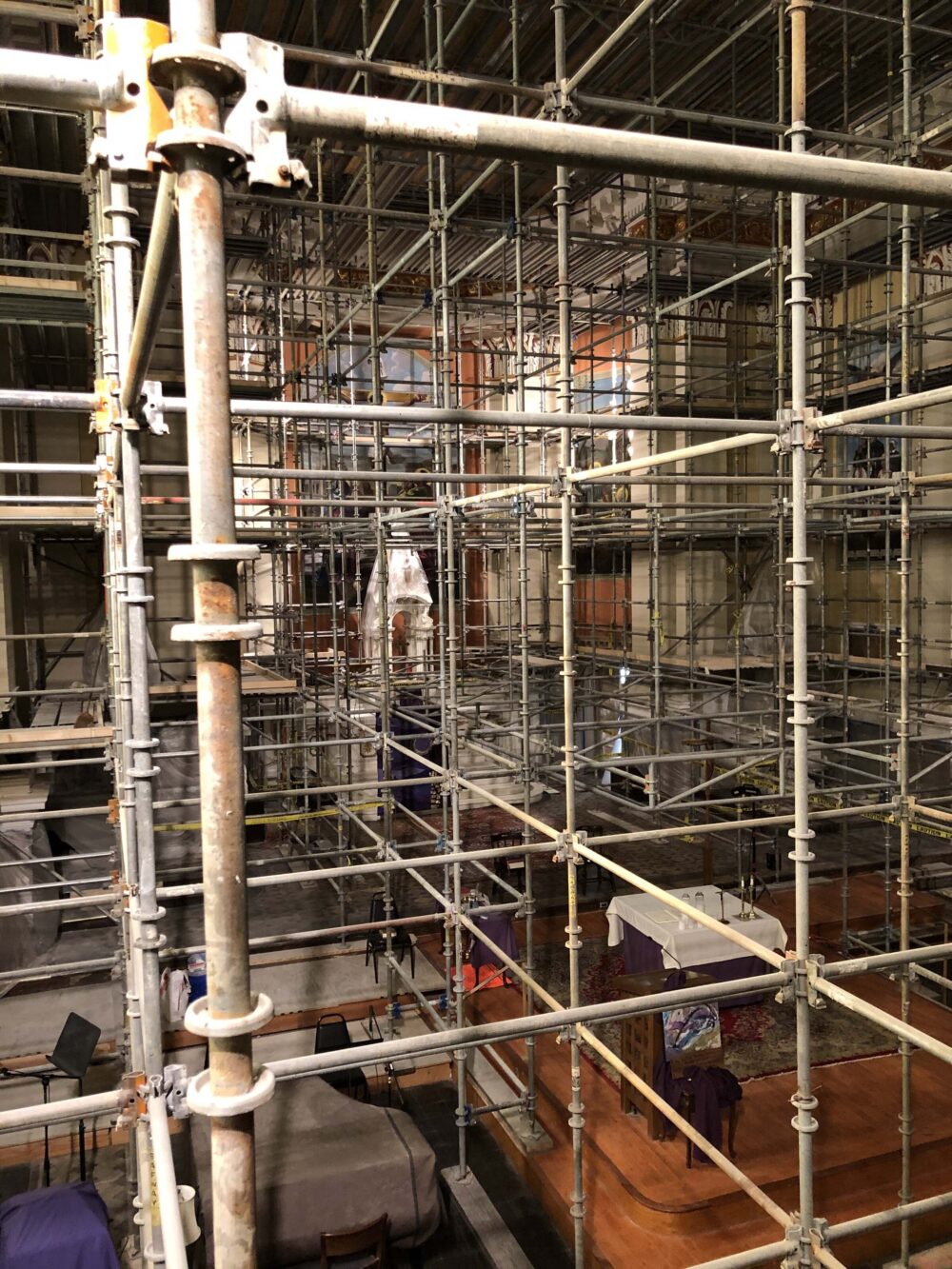 St Vincent de Paul scaffold
