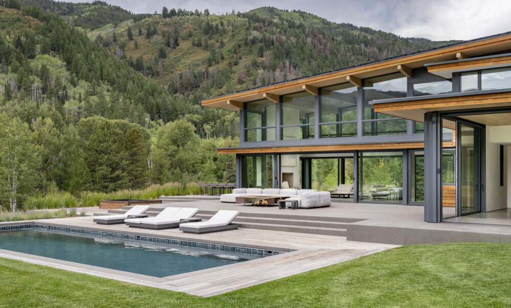Aspen Valley Home MUST CREDIT Draper White courtesy of Turkel Design 1