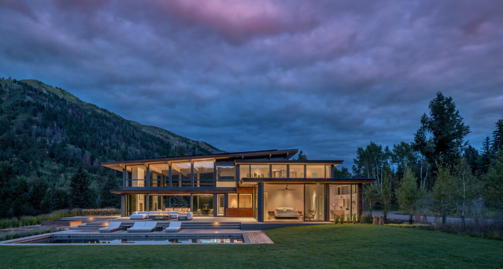Aspen Valley Home MUST CREDIT Draper White courtesy of Turkel Design 2