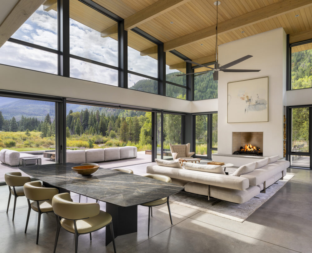 Aspen Valley Home MUST CREDIT Draper White courtesy of Turkel Design 4