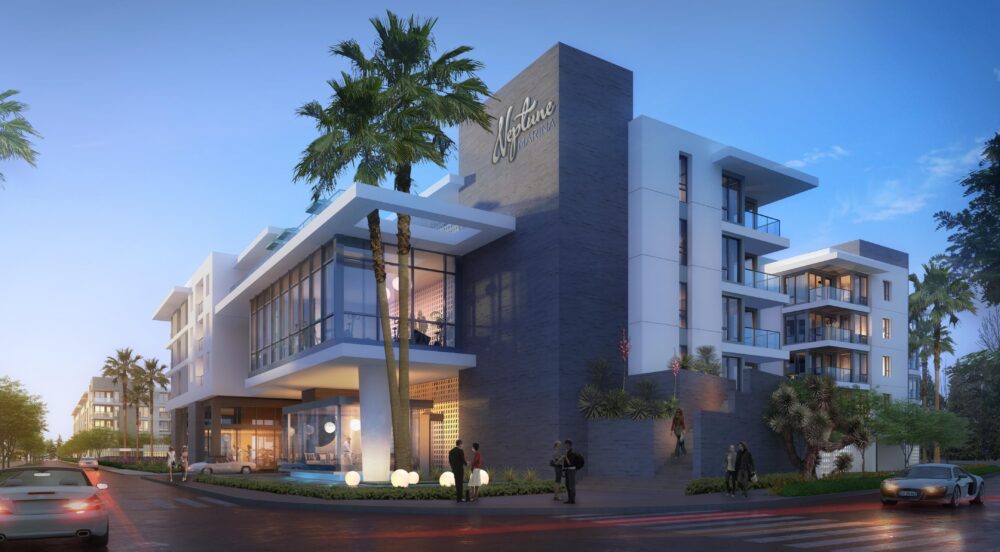 Neptune Marina Apartments_Corner Rendering