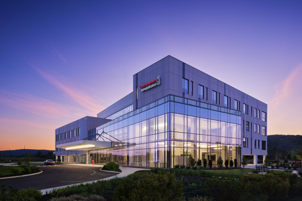 Good Shepherd Center Valley Rehabilitation Hospital, Location: Center Valley, Pennsylvania, Architect: FCArchitects, Developer: KRN Development