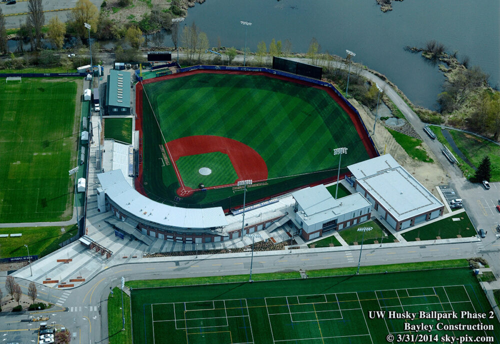 UW Husky Ballpark_Aerial Entry side
