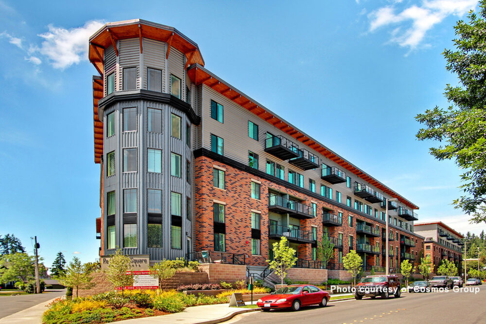 Redmond Square Apartments_N turret20east20exterior sm 1